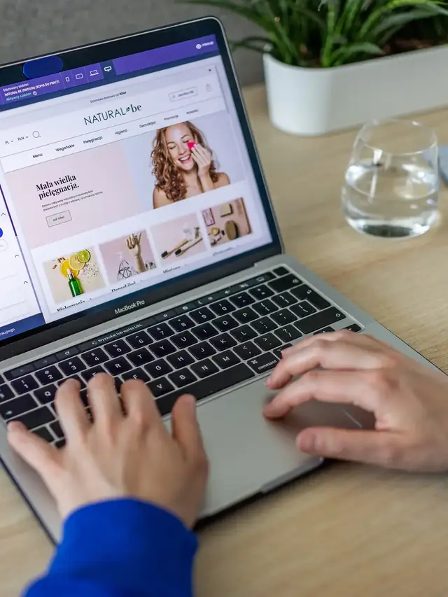 Person comparing product listings and costs on a laptop