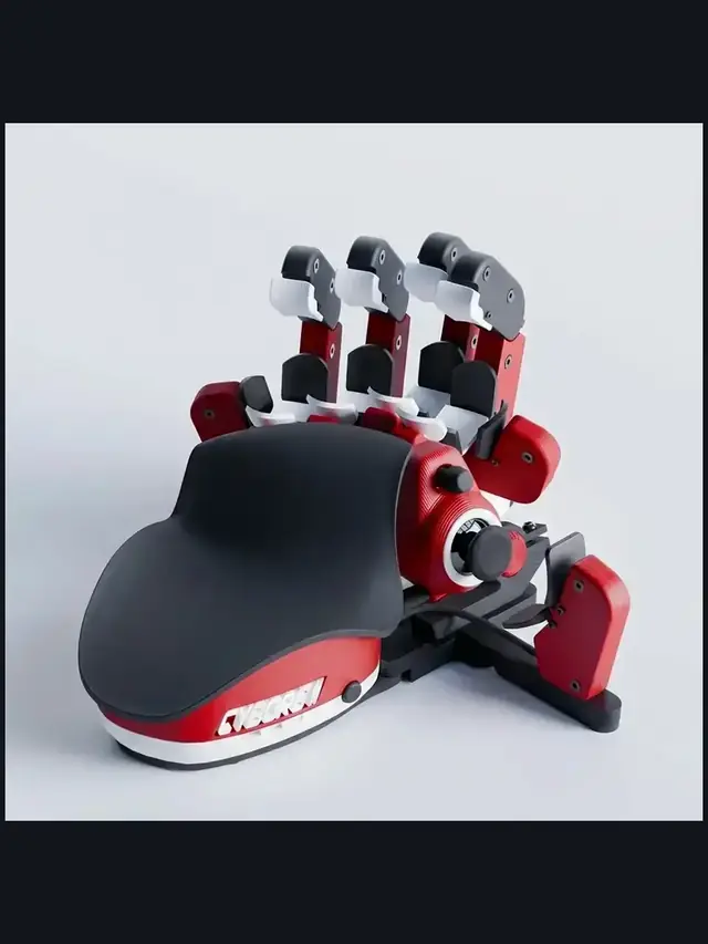 Official product view of an Azeron Beast Cyborg II one-handed gaming keypad