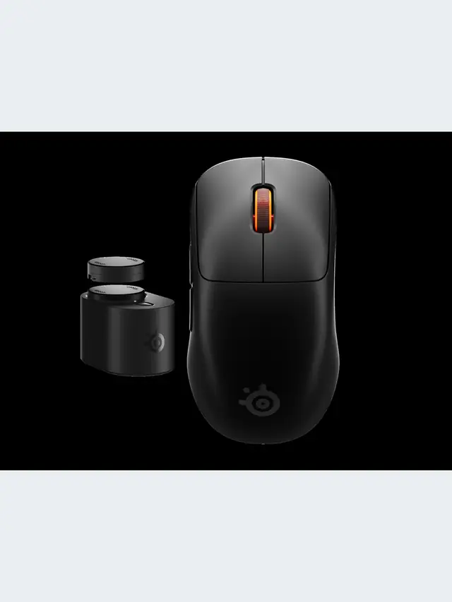 Official black Sensei Pro product view with base station and replaceable batteries