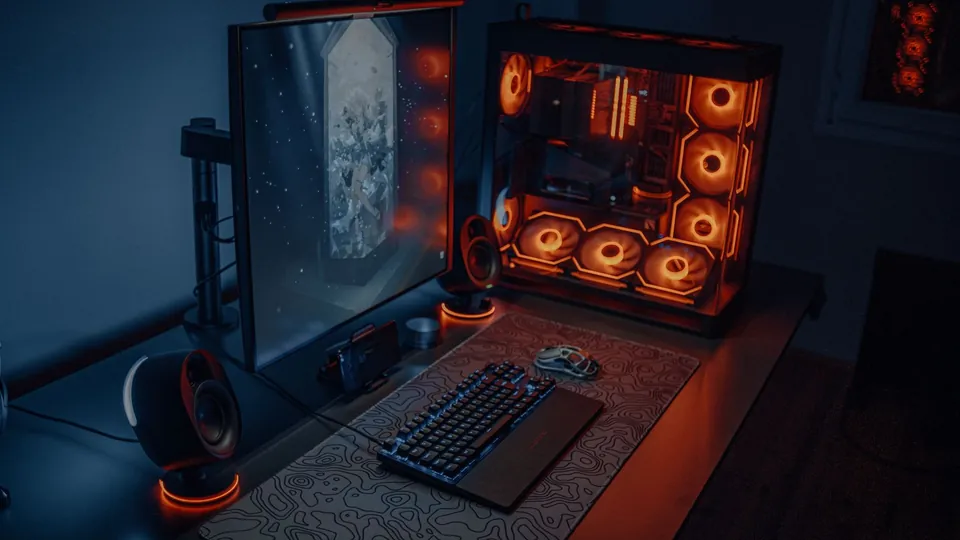 Monitor gaming untuk verifikasi refresh rate 144Hz